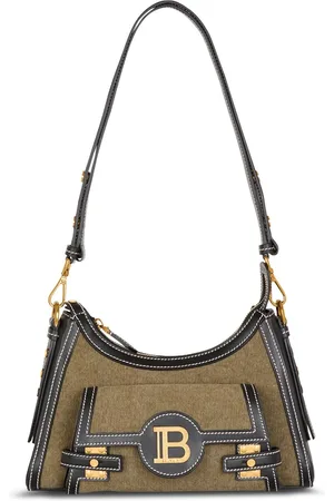 Balmain B-Buzz canvas shoulder bag