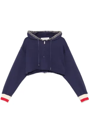 Golden Goose Half-zip cropped hoodie