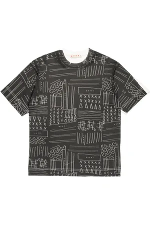 Marni Sketch-print cotton T-shirt