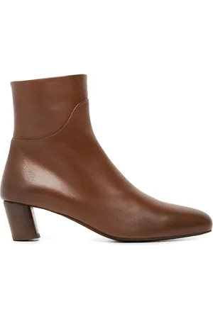 MARSÈLL Almond-toe leather ankle boots