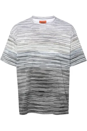 Missoni Logo-rubberised striped T-shirt