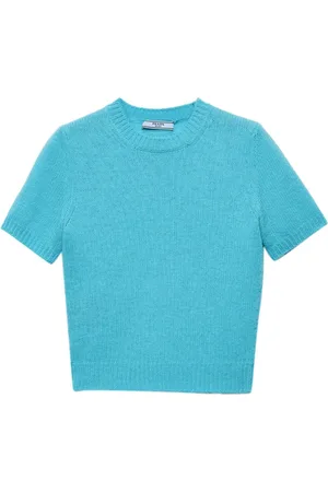 Prada Short-sleeve cashmere sweater