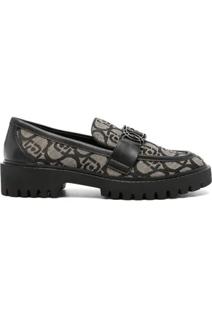 Liu Jo Logo-jacquard loafers