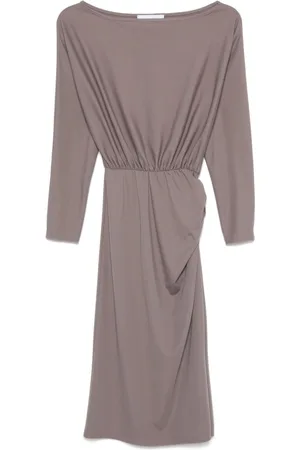 Kaos Ruched midi dress