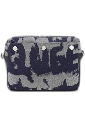 Alexander McQueen Graffiti-print crossbody bag