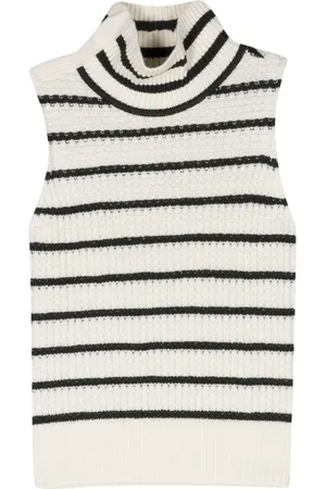 FORTE FORTE Striped sleeveless blouse