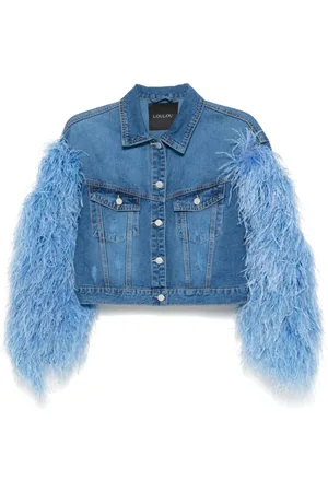 LOULOU Feather-trim jacket