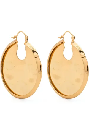 Patou Hammered-effect hoop earrings
