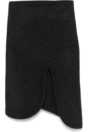 Victoria Beckham Padded-trim midi skirt