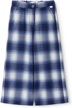 Il gufo Plaid trousers