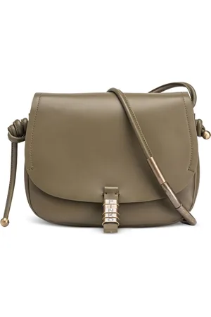 Pinko Logo-lettering leather crossbody bag