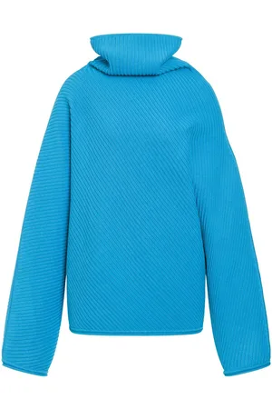 Serafini High-neck ribbed jumper