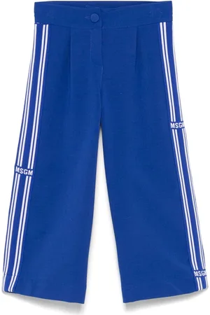 Msgm Logo-tape trousers