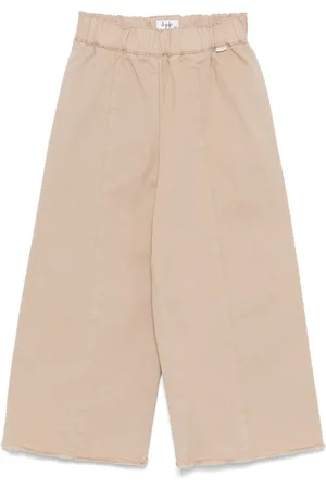 Il gufo Wide-leg gabardine trousers