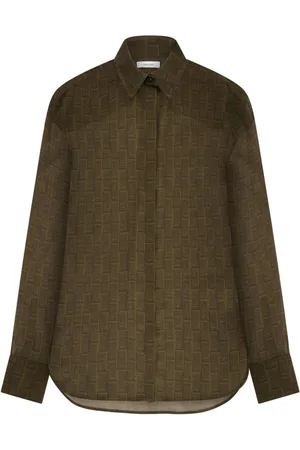 Salvatore Ferragamo Monogram silk shirt