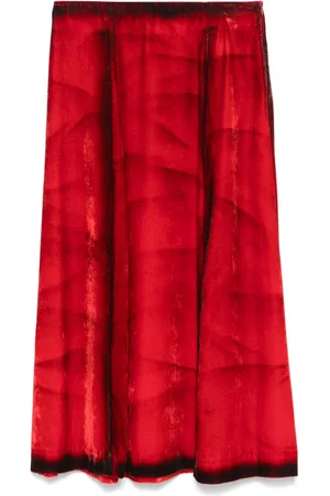 TELA Flame midi skirt