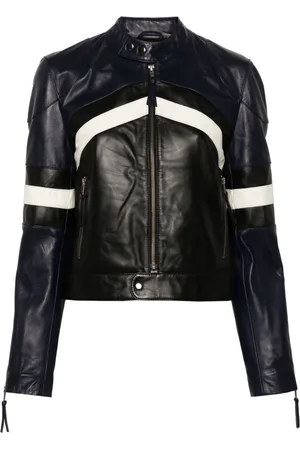 P.A.R.O.S.H. Zip-up leather biker jacket