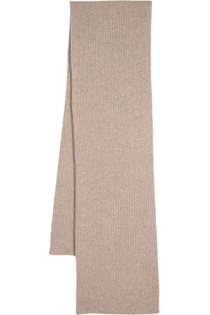 N.PEAL Short ribbed scarf