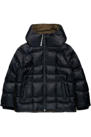 Dsquared2 Logo-print hooded puffer jacket