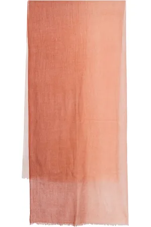 N.PEAL Dip-dyed cashmere scarf