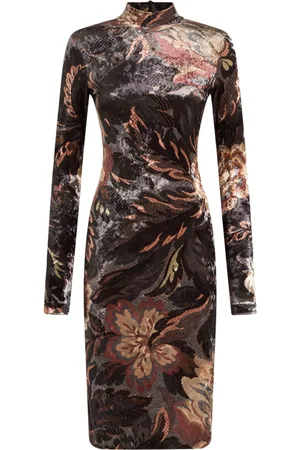 Etro Printed chenille midi dress