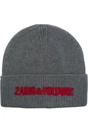 Zadig & Voltaire Logo-embroidered beanie hat