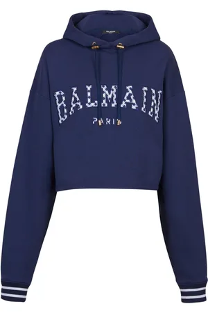Balmain Gingham Paris hoodie