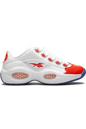 Reebok Question Low "Patent Vivid Orange" sneakers