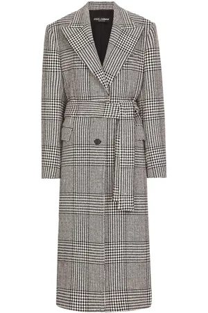Dolce & Gabbana Check-pattern coat