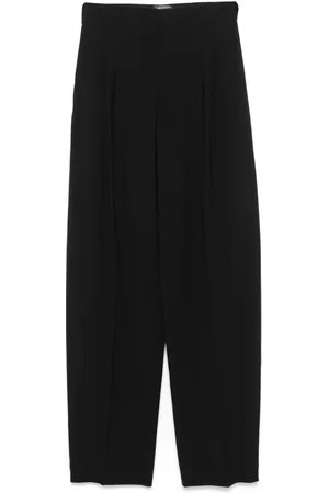 MUGLER Pleated wide-leg trousers