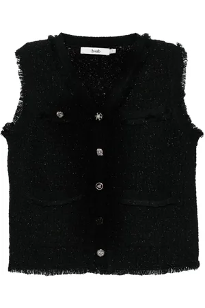 B+AB Button-up vest cardigan
