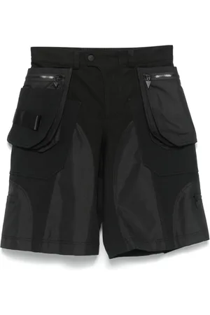 MUGLER Panelled-design cargo shorts