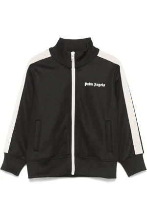 Palm Angels Stripe-detail track jacket