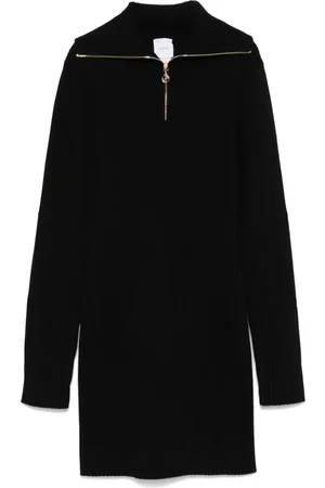 Patou Ribbed-knit mini dress