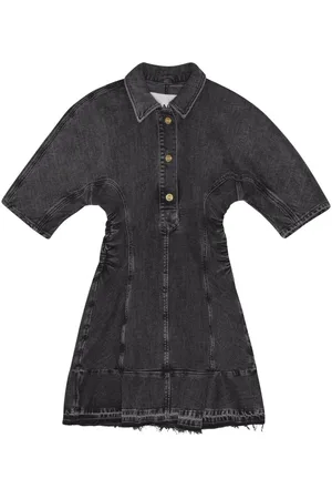 Ganni Tint-edge denim mini dress