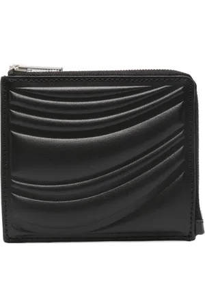 MUGLER Embossed spiral wallet