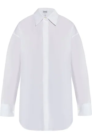 Loewe Draped cotton shirt