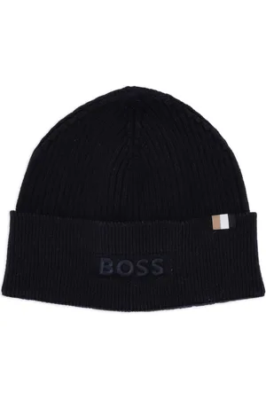 HUGO BOSS Logo beanie hat
