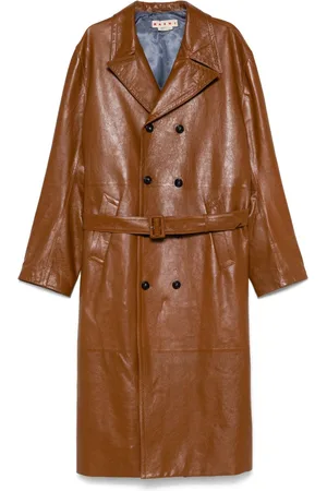 Marni Shiny Leather coat
