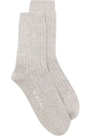 N.PEAL Ribbed socks
