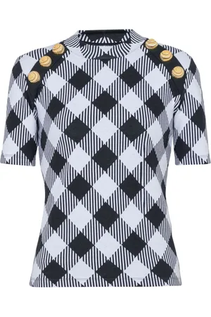 Balmain Gingham T-shirt