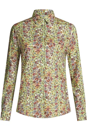 Etro Floral-print cotton shirt