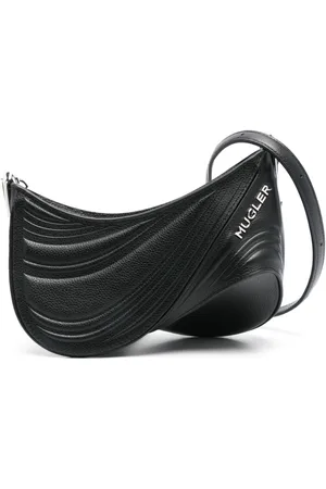 MUGLER Debossed shoulder bag