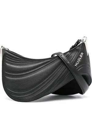 MUGLER Debossed shoulder bag