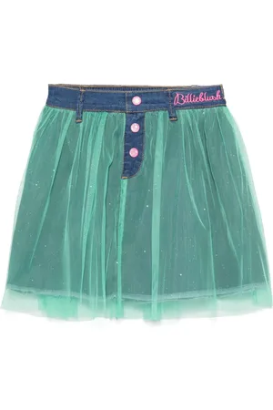 Billieblush Tulle-overlay skirt