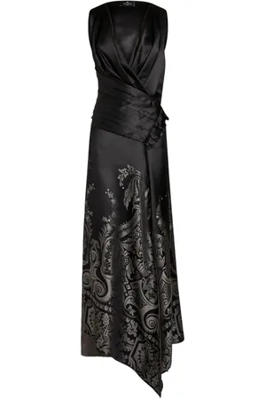 Etro Jacquard silk maxi dress
