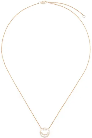 Roxanne First 14kt yellow Have A Nice Day diamond necklace