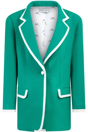 Rowen Rose Wool oversized blazer