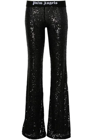 Palm Angels Logo-tape trousers