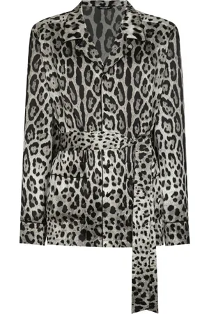 Dolce & Gabbana Leopard-print silk shirt